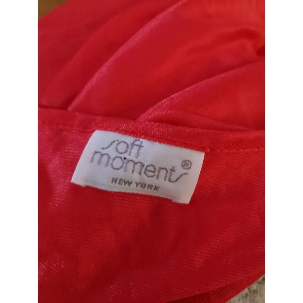 90s Red and Blue Nylon‎ Robe